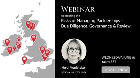 Addressing the Risks of Managing Partnerships – Due Diligence, Governance & Review